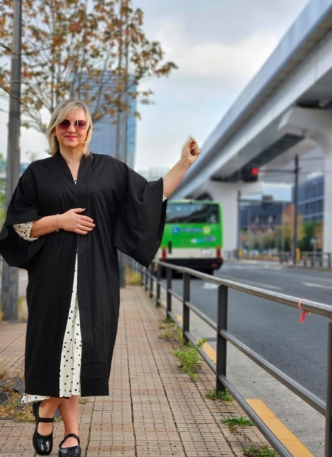 Eleganckie lniane kimono Madame Coco