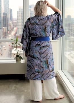 Kimono Kobaltowy Kameleon