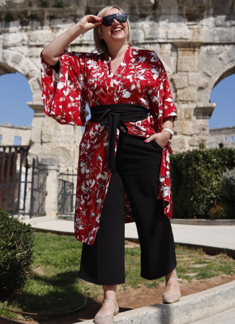 Kimono Red Rose Kimono Red Rose