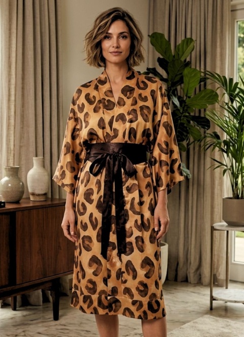 Satynowe kimono Tora