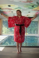 Kimono czerwone Romantic Moments
