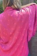 Krótkie kimono Fuchsia Blossom