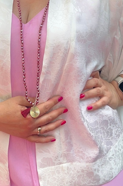 Krótkie kimono Ivory Pearl