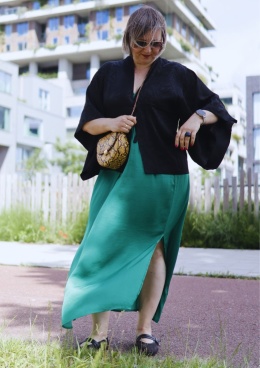 Krótkie kimono Black WIld