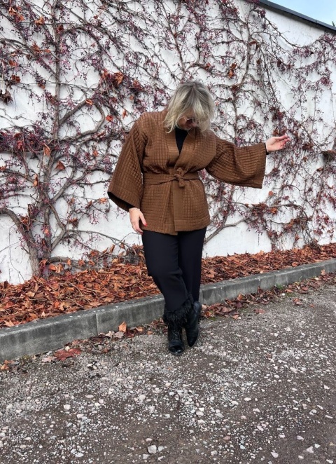 Kurtka kimonowa Chocolate Whisper